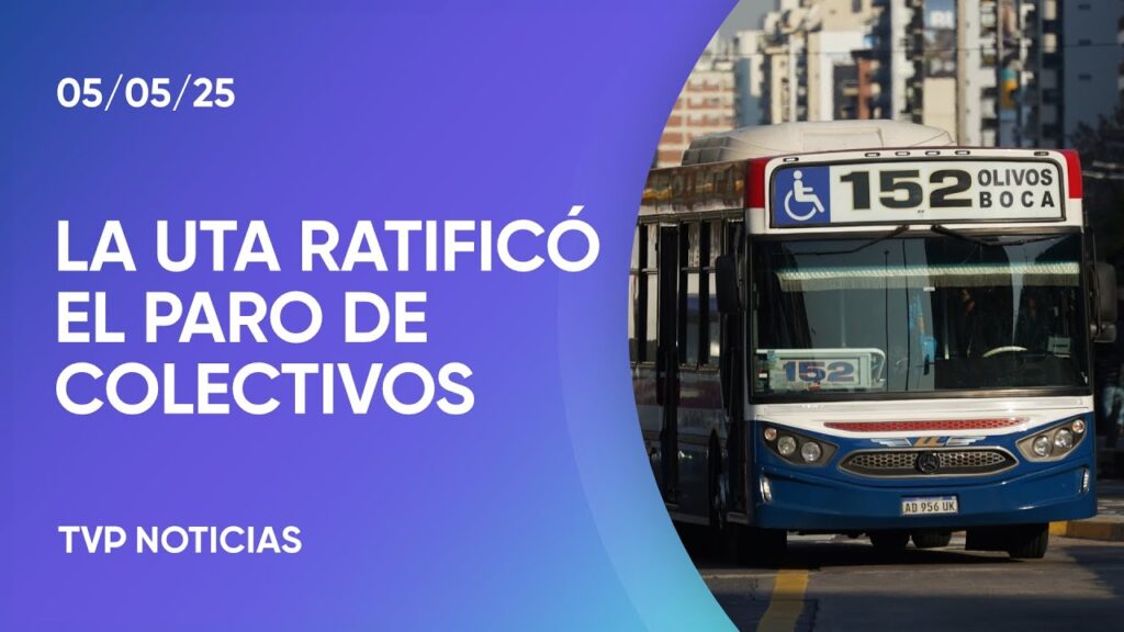 La UTA ratificó el paro de colectivos para el martes 6 de mayo – Radio ...