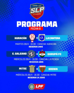 Hoy se completa la fecha 6 de la Superliga Posadeña con los partidos suspendidos