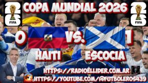 Haití 0 vs. Escocia 1