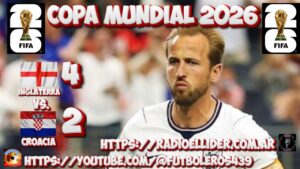 Inglaterra 4 vs. Croacia 2
