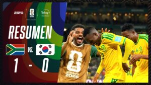Mundial 2026-Sudáfrica Casificado para los 16avos