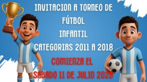 Torneo de Fútbol Infantil en el Complejo Deportivo La Terraza