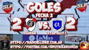 Superliga Posadeña 2026-En un partidazo Guaraní empató sobre el final del Partido al actual Campeón del Apertura La Cantera F.C.