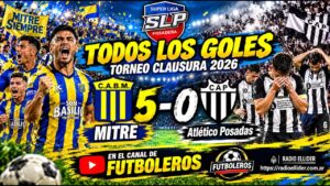 Superliga Posadeña de Futbol-Mitre goleó en su estadio a Atlético Posadas.
